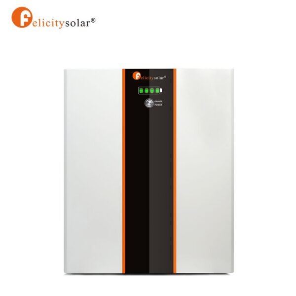 Felicity 5Kwh Deep Cycle Lifepo4 Battery Pack Residential 48V 150Ah 200Ah Lithium Ion Battery Pack With Bms For Solar System