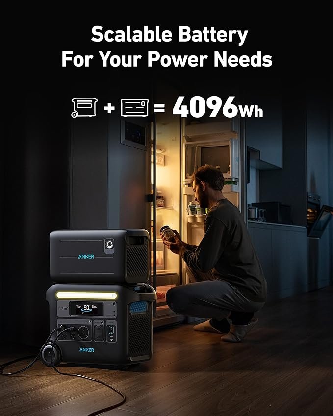 Anker Solix F2000 Portable Power Station Powerhouse 767 2400W Solar Generator