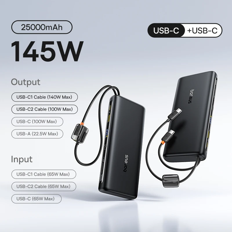 Baseus 145W Power Bank 25000Mah - Image 4