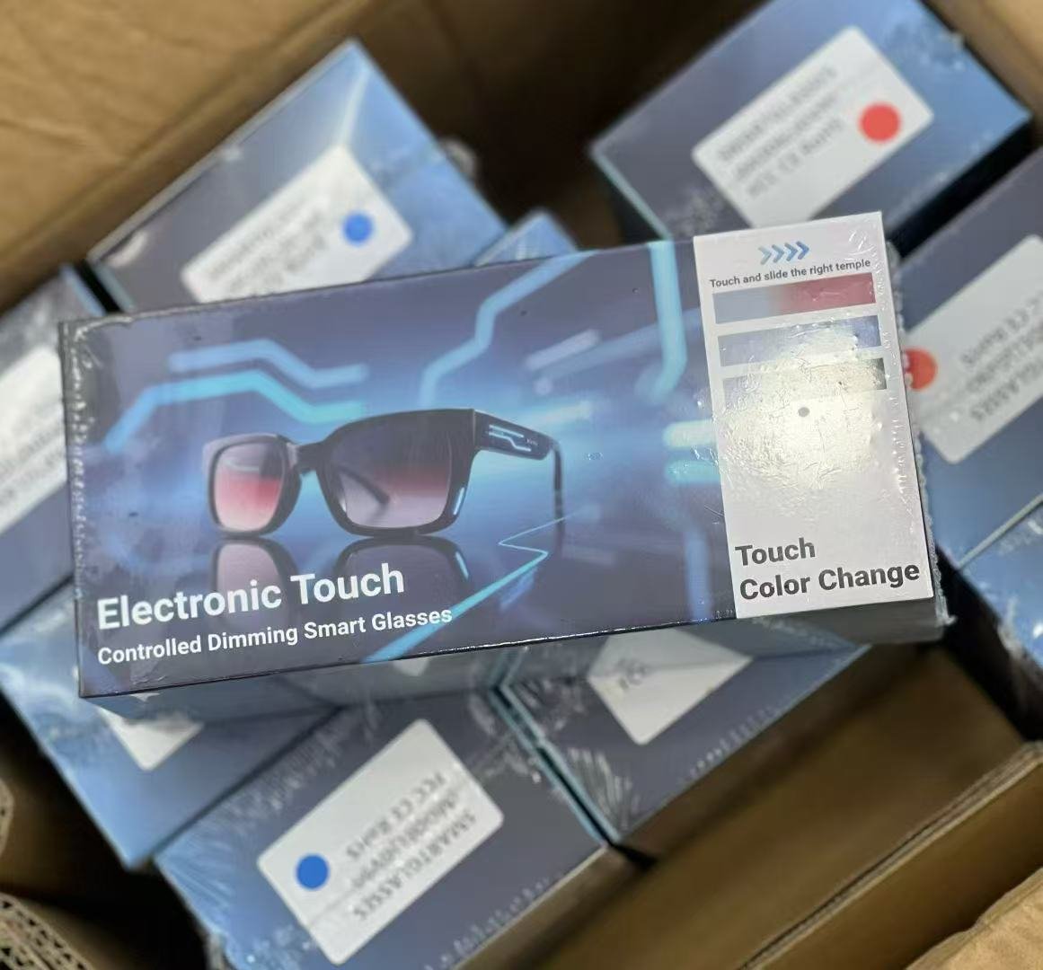 Electronic Touch Smart Glasses
