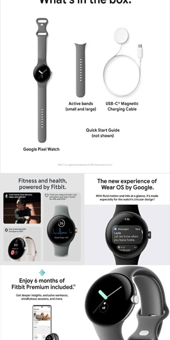 Google Pixel Watch Fitbit